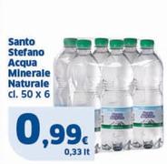 Offerta per Santo Stefano - Acqua Minerale Naturale a 0,99€ in Sigma