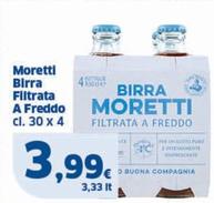 Offerta per Moretti - Birra Filtrata A Freddo a 3,99€ in Sigma