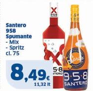 Offerta per Santero 958 - Spumante Mix a 8,49€ in Sigma