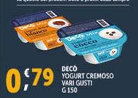 Offerta per Decò - Yogurt Cremoso a 0,79€ in Decò