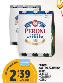 Offerta per Peroni - Nastro Azzurro Birra a 2,39€ in Decò