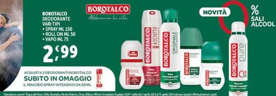 Offerta per Borotalco - Deodorante Spray a 2,99€ in Decò