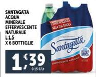 Offerta per Santagata - Acqua Minerale Effervescente Naturale a 1,39€ in Decò