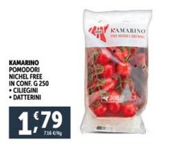 Offerta per Kamarino - Pomodori Nichel Free Ciliegini a 1,79€ in Decò