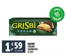 Offerta per Grisbì - Vegan Gianduia a 1,59€ in Decò
