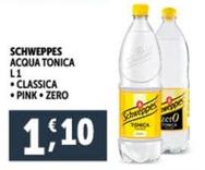 Offerta per Schweppes - Acqua Tonica Classica a 1,1€ in Decò