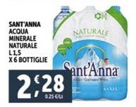 Offerta per Sant'anna - Acqua Minerale Naturale a 2,28€ in Decò