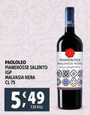 Offerta per Paololeo - Pianerosse Salento IGP Malvasia Nera a 5,49€ in Decò