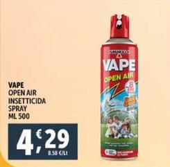Offerta per Vape - Open Air Insetticida Spray a 4,29€ in Decò