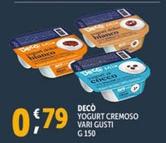 Offerta per Decò - Yogurt Cremoso a 0,79€ in Decò