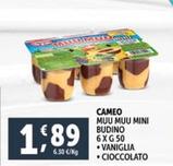 Offerta per Cameo - Muu Muu Mini Budino Vaniglia a 1,89€ in Decò