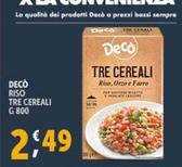 Offerta per Decò - Riso Tre Cereali a 2,49€ in Decò