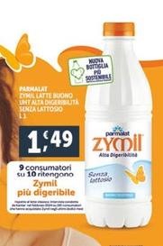 Offerta per Parmalat - Zymil Latte Buono Uht Alta Digeribilità Senza Lattosio a 1,49€ in Decò