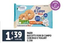Offerta per Fazzi - Biscotti Fior Di Campo Con Riso E Yogurt a 1,39€ in Decò