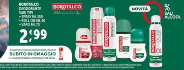 Offerta per Borotalco - Deodorante Spray a 2,99€ in Decò