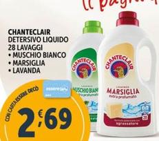Offerta per Chanteclair - Detersivo Liquido 28 Lavaggi Muschio Bianco a 2,69€ in Decò