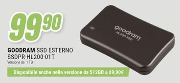 Offerta per Goodram - SSD Esterno SSDPR-HL200-01T a 99,9€ in andronico