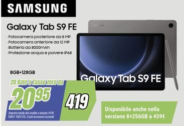 Offerta per Samsung - Galaxy Tab S9 FE a 419€ in andronico