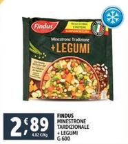 Offerta per Findus - Minestrone Tardizionale + Legumi a 2,89€ in Decò