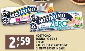 Offerta per Nostromo - Tonno Zero a 2,59€ in Decò