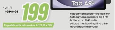 Offerta per Samsung - Galaxy Tab A9+ Wi-Fi a 199€ in Trony