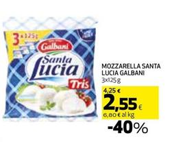Offerta per Galbani - Mozzarella Santa Lucia a 2,55€ in Coop