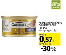 Offerta per Gourmet Purina - Alimento Per Gatto Gold a 0,57€ in Coop