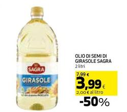 Offerta per Sagra - Olio Di Semi Di Girasole a 3,99€ in Coop