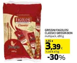Offerta per Grissin Bon - Grissini Fagolosi Classici a 3,39€ in Coop