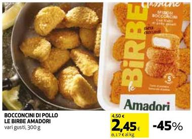 Offerta per Amadori - Bocconcini Di Pollo Le Birbe a 2,45€ in Coop