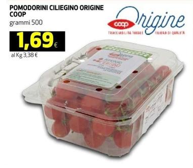 Offerta per Coop - Pomodorini Ciliegino Origine a 1,69€ in Coop