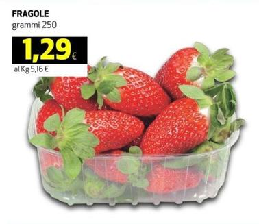Offerta per Fragole a 1,29€ in Coop