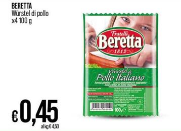 Offerta per Beretta - Würstel Di Pollo a 0,45€ in Coop