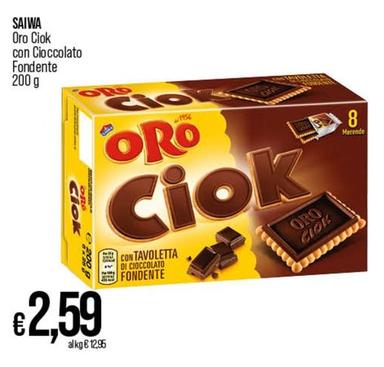 Offerta per Saiwa - Oro Ciok Con Cioccolato Fondente a 2,59€ in Coop