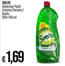 Offerta per Svelto - Detersivo Piatti Limone/zenzero/ Aceto a 1,69€ in Coop