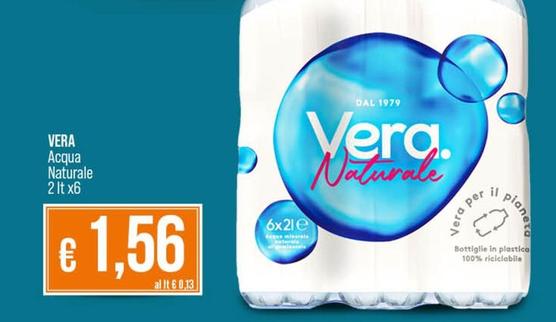 Offerta per Vera - Acqua Naturale a 1,56€ in Ipercoop
