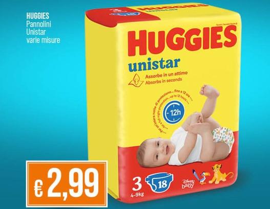 Offerta per Huggies - Pannolini Unistar a 2,99€ in Ipercoop