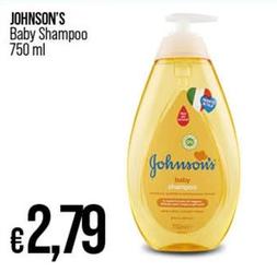 Offerta per Johnson's - Baby Shampoo a 2,79€ in Ipercoop