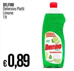 Offerta per Delfino - Detersivo Piatti Limone a 0,89€ in Ipercoop