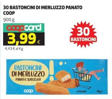Offerta per Coop - 30 Bastoncini Di Merluzzo Panato a 3,99€ in Ipercoop