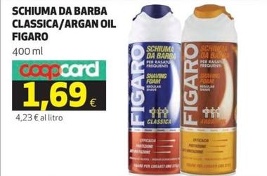 Offerta per Figaro - Schiuma Da Barba Classica/ Argan Oil a 1,69€ in Ipercoop