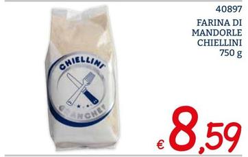 Offerta per Chiellini - Farina Di Mandorle a 8,59€ in ZONA