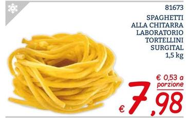 Offerta per Spaghetti Alla Chitarra Laboratorio Tortellini Surgital a 7,98€ in ZONA