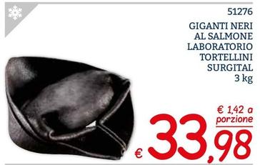 Offerta per Giganti Neri Al Salmone Laboratorio Tortellini Surgital a 33,98€ in ZONA