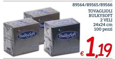 Offerta per Bulkysoft - Tovaglioli 2 Veli a 1,19€ in ZONA