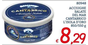 Offerta per L'isola D'oro - Acciughe Salate Del Mar Cantabrico a 8,29€ in ZONA