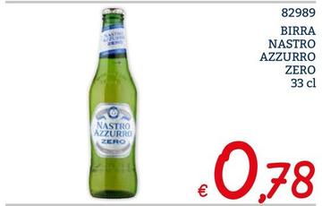 Offerta per Nastro Azzurro - Birra Zero a 0,78€ in ZONA