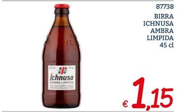 Offerta per Ichnusa - Birra Ambra Limpida a 1,15€ in ZONA