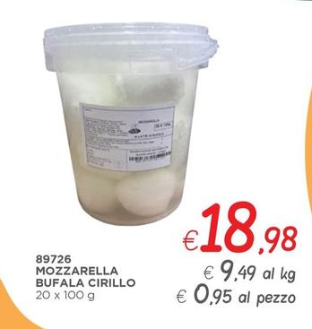 Offerta per Cirillo - Mozzarella Bufala a 18,98€ in ZONA
