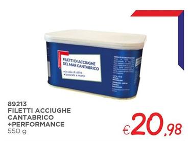 Offerta per Filetti Acciughe Cantabrico +Performance a 20,98€ in ZONA